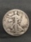 1942-D United States Walking Liberty Silver Half Dollar - 90% Silver Coin from Estate