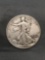 1942 United States Walking Liberty Silver Half Dollar - 90% Silver Coin from Estate