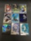 9 Card Lot of Football ROOKIE Cards - Mostly Modern Years - Prizms, Future Stars and More!