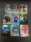 9 Card Lot of Football ROOKIE Cards - Mostly Modern Years - Prizms, Future Stars and More!