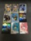 9 Card Lot of Football ROOKIE Cards - Mostly Modern Years - Prizms, Future Stars and More!