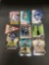 9 Card Lot of Football ROOKIE Cards - Mostly Modern Years - Prizms, Future Stars and More!