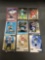 9 Card Lot of Football ROOKIE Cards - Mostly Modern Years - Prizms, Future Stars and More!