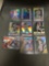 9 Card Lot of REFRACTORS and PRIZMS from Huge Collection with Stars Rookies & More