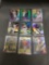 9 Card Lot of REFRACTORS and PRIZMS from Huge Collection with Stars Rookies & More