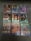 9 Card Lot of REFRACTORS and PRIZMS from Huge Collection with Stars Rookies & More