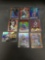 9 Card Lot of REFRACTORS and PRIZMS from Huge Collection with Stars Rookies & More