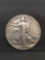 1937 United States Walking Liberty Silver Half Dollar - 90% Silver Coin from Estate