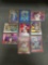 9 Card Lot of REFRACTORS and PRIZMS from Huge Collection with Stars Rookies & More