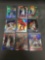 9 Card Lot of REFRACTORS and PRIZMS from Huge Collection with Stars Rookies & More
