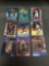 9 Card Lot of REFRACTORS and PRIZMS from Huge Collection with Stars Rookies & More