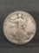 1942 United States Walking Liberty Silver Half Dollar - 90% Silver Coin from Estate