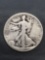 1920 United States Walking Liberty Silver Half Dollar - 90% Silver Coin from Estate