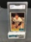 GMA Graded 1961 Topps Baseball #424 TURK LOWN Vintage Trading Card - NM 7