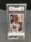 GMA Graded 2001 Topps Finest Football #PM PEYTON MANNING Trading Card - NM-MT+ 8.5