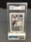 GMA Graded 2001 Upper Deck Graded Football #PM PEYTON MANNING Jersey Trading Card - NM-MT+ 8.5