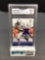 GMA Graded 2004 SP Game Used Edition Football #PM PEYTON MANNING Jersey Trading Card - NM-MT 8