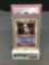 PSA Graded 1999 Pokemon Base Set 1st Edition Shadowless #10 MEWTWO Holofoil Rare Trading Card - NM 7