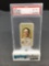 PSA Graded 1909 T206 RED AMES Portrait Piedmont Tobacco Baseball Card - PR 1