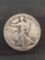 1927-S United States Walking Liberty Silver Half Dollar - 90% Silver Coin from Estate
