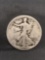 1918 United States Walking Liberty Silver Half Dollar - 90% Silver Coin from Estate
