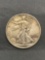 1943 United States Walking Liberty Silver Half Dollar - 90% Silver Coin from Estate
