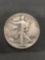1943 United States Walking Liberty Silver Half Dollar - 90% Silver Coin from Estate