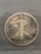 1918-D United States Walking Liberty Silver Half Dollar - 90% Silver Coin from Estate