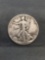 1942-D United States Walking Liberty Silver Half Dollar - 90% Silver Coin from Estate