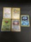 5 Card Lot of Vintage Pokemon Holofoil Rare Trading Cards from a Collection Find!