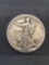 1918 United States Walking Liberty Silver Half Dollar - 90% Silver Coin from Estate