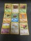 9 Card Lot of Vintage 1st Edition Pokemon Cards from Huge Collector's Hoard