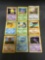 9 Card Lot of Vintage Base Set Shadowless Pokemon Cards from Huge Collector's Hoard