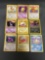 9 Card Lot of Vintage Pokemon Rare Trading Cards from Huge Collector's Hoard
