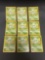 9 Card Lot of Vintage Pokemon Base Set #44 BULBASAUR Trading Cards from Huge Collection