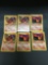 6 Card Lot of Vintage Pokemon Team Rocket #50 CHARMANDER and #32 DARK CHARMELEON Trading Cards