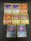 8 Card Lot of Vintage Pokemon Team Rocket Dark Pokemon - JOLTEON VAPOREON FLAREON DRAGONAIR