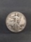 1943 United States Walking Liberty Silver Half Dollar - 90% Silver Coin from Estate