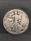 1920-S United States Walking Liberty Silver Half Dollar - 90% Silver Coin from Estate