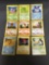 9 Card Lot of Vintage Base Set Shadowless Pokemon Cards from Huge Collector's Hoard