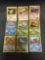 9 Card Lot of Vintage 1st Edition Pokemon Cards from Huge Collector's Hoard