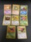 9 Card Lot of Vintage 1st Edition Pokemon Cards from Huge Collector's Hoard