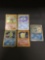 5 Card Lot of Vintage Pokemon Holofoil Rare Trading Cards from a Collection Find!