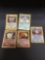 5 Card Lot of Vintage Pokemon Holofoil Rare Trading Cards from a Collection Find!