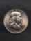 1959-D United States Franklin Silver Half Dollar - 90% Silver Coin from Estate