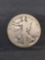 1917-D United States Walking Liberty Silver Half Dollar - 90% Silver Coin from Estate