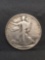 1937 United States Walking Liberty Silver Half Dollar - 90% Silver Coin from Estate
