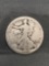 1917 United States Walking Liberty Silver Half Dollar - 90% Silver Coin from Estate