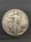 1942 United States Walking Liberty Silver Half Dollar - 90% Silver Coin from Estate