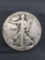 1920 United States Walking Liberty Silver Half Dollar - 90% Silver Coin from Estate